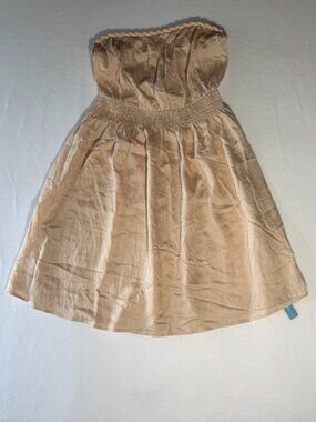 Popvil NWT Peach Strapless Mini Dress | Size Medium